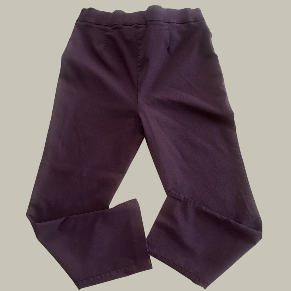 Counterparts Womens Burgundy Straight Leg Dress Pants Size Large